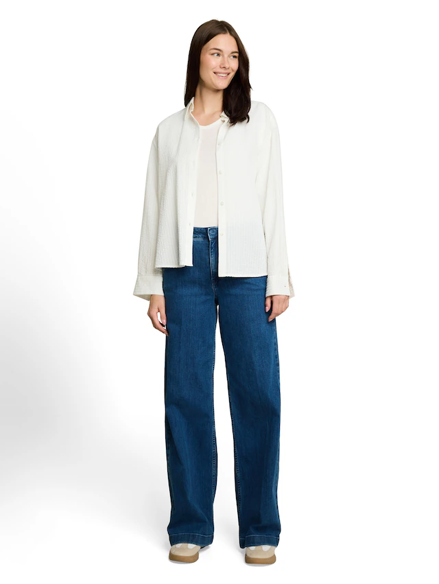 TOM TAILOR Langarmshirt »Regular« mit V-Ausschnitt