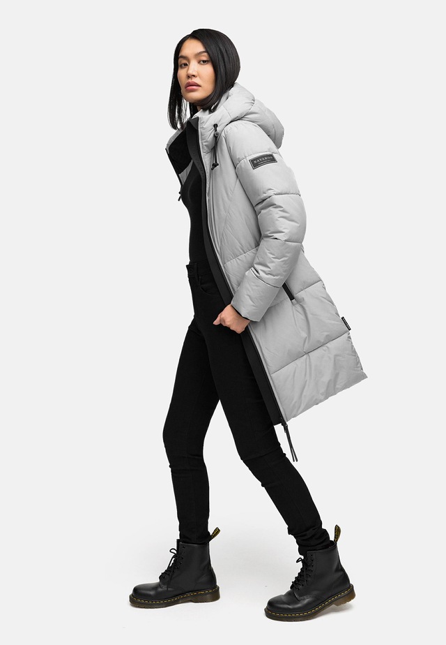 Navahoo Steppmantel »Kältekuschel XIV« Warmer Damen Wintermantel mit Fleece-gefüttertem Kragen