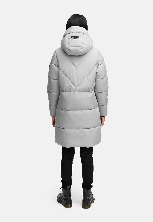 Navahoo Steppmantel »Kältekuschel XIV« Warmer Damen Wintermantel mit Fleece-gefüttertem Kragen