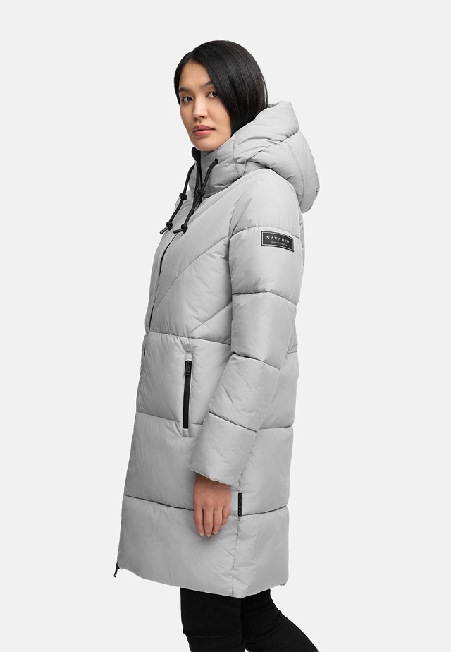 Navahoo Steppmantel »Kältekuschel XIV« Warmer Damen Wintermantel mit Fleece-gefüttertem Kragen