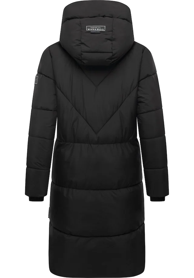 Navahoo Steppmantel »Kältekuschel XIV« Warmer Damen Wintermantel mit Fleece-gefüttertem Kragen