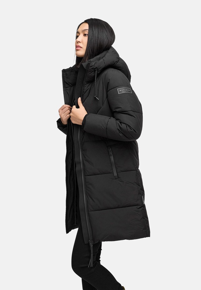 Navahoo Steppmantel »Kältekuschel XIV« Warmer Damen Wintermantel mit Fleece-gefüttertem Kragen