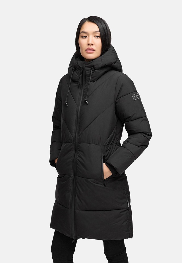 Navahoo Steppmantel »Kältekuschel XIV« Warmer Damen Wintermantel mit Fleece-gefüttertem Kragen