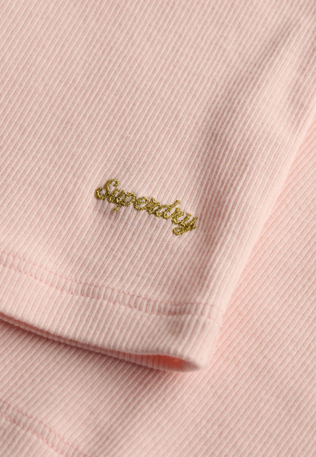 Superdry V-Shirt »ATH ESS LACE TRIM V TEE« mit Spitze
