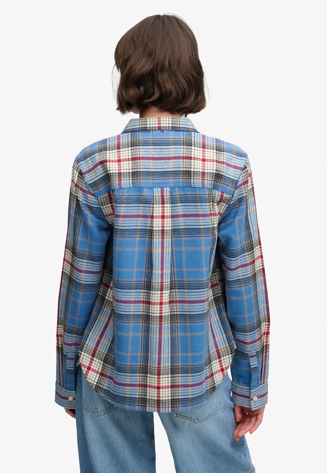 Superdry Karobluse »LUMBERJACK CHECK FLANNEL SHIRT« Baumwolle, relaxed fit, aus weichem Flanell
