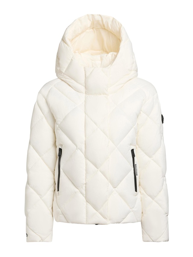 khujo Steppjacke »Lilian« mit Kapuze Damen Winterjacke mit Karo-Steppung