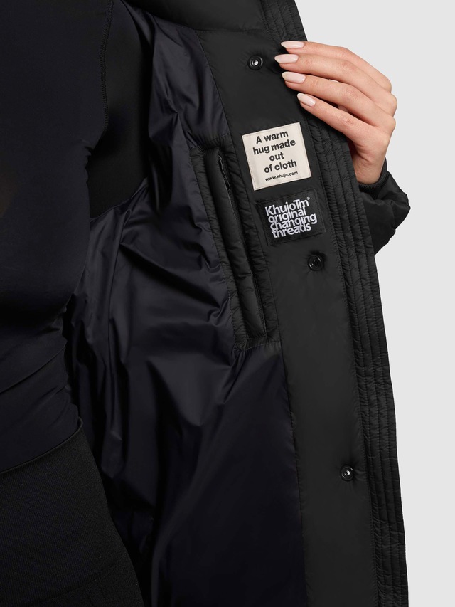 khujo Steppjacke »Lilian« mit Kapuze Damen Winterjacke mit Karo-Steppung