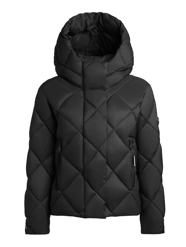 khujo Steppjacke »Lilian« mit Kapuze Damen Winterjacke mit Karo-Steppung