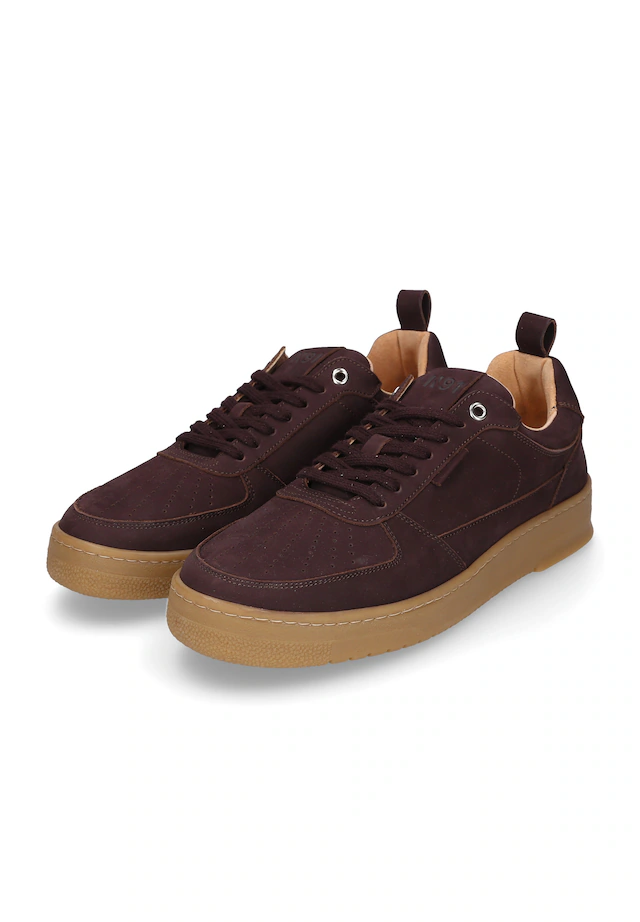 N91 Sneaker »Bball M AN« Halbschuh Leder handgefertigt, sportlicher Freizeitschuh Herren