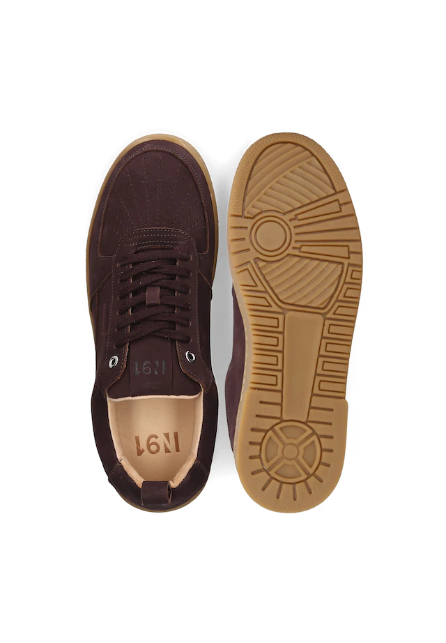 N91 Sneaker »Bball M AN« Halbschuh Leder handgefertigt, sportlicher Freizeitschuh Herren