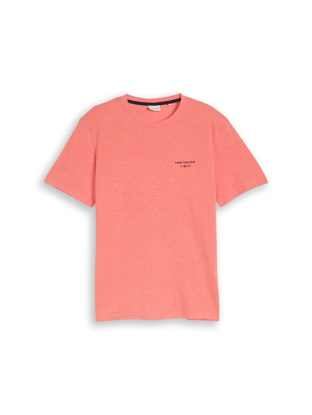 TOM TAILOR Kurzarmshirt Sommershirt mit kleinem Logo-Print