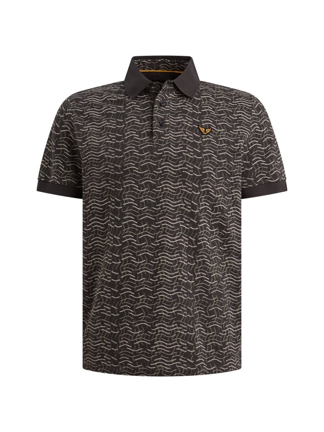PME LEGEND Poloshirt Kleine Seitenschlitze am Saum