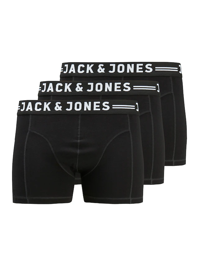 Jack & Jones PlusSize Boxershorts »JACSENSE TRUNKS 3-PACK NOOS PLS« Packung, 3er-Pack, 3 Stk.