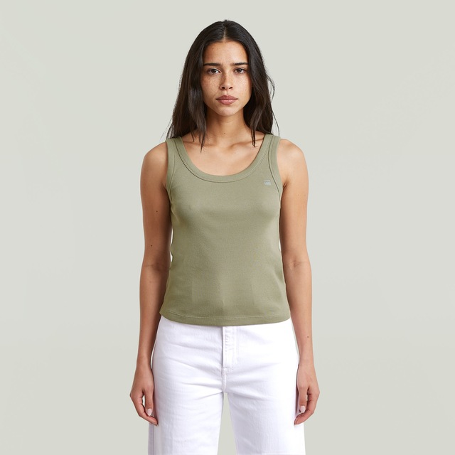 G-STAR Ripptanktop »Slim Rib Tank wmn« aus Baumwolle mit Stretch