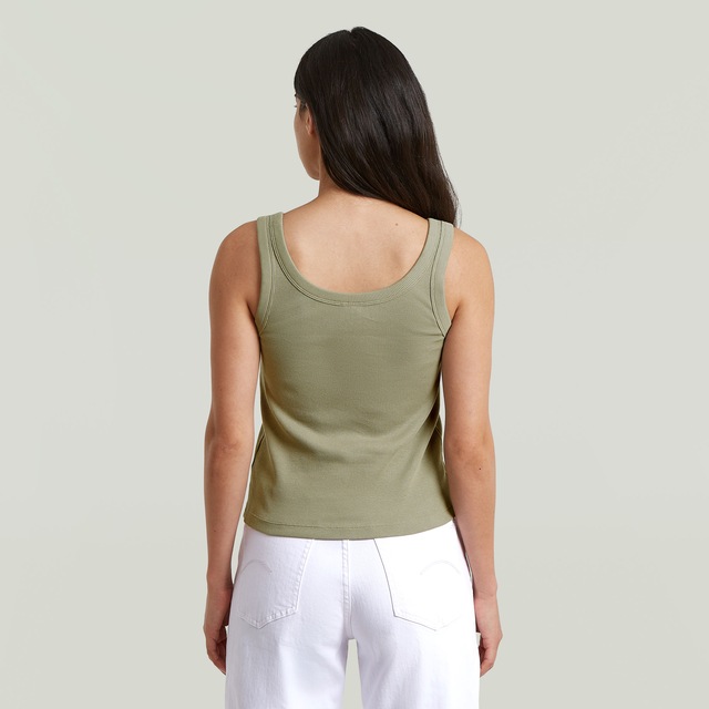 G-STAR Ripptanktop »Slim Rib Tank wmn« aus Baumwolle mit Stretch