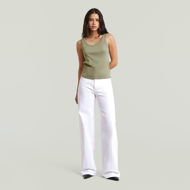 G-STAR Ripptanktop »Slim Rib Tank wmn« aus Baumwolle mit Stretch