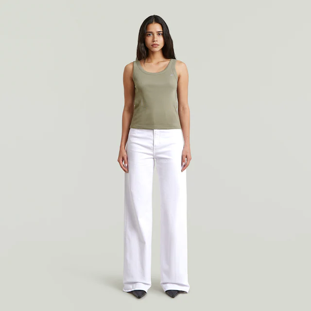 G-STAR Ripptanktop »Slim Rib Tank wmn« aus Baumwolle mit Stretch