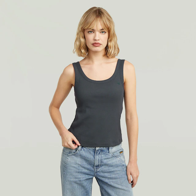 G-STAR Ripptanktop »Slim Rib Tank wmn« aus Baumwolle mit Stretch