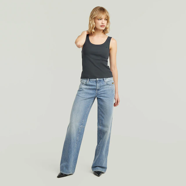 G-STAR Ripptanktop »Slim Rib Tank wmn« aus Baumwolle mit Stretch