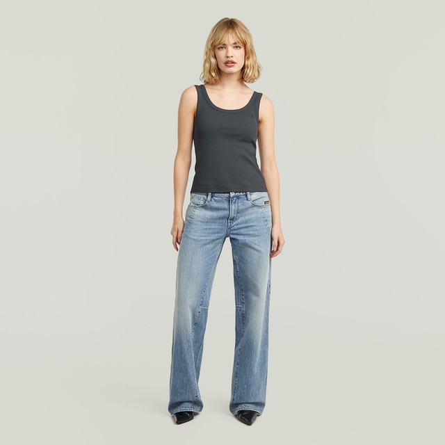 G-STAR Ripptanktop »Slim Rib Tank wmn« aus Baumwolle mit Stretch