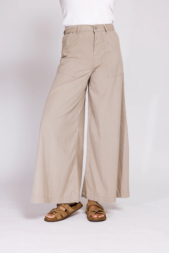 Zhrill Culotte »CHATTI« extra weiter Jeans-Style, normale Passform, mit Gürtelschlaufen