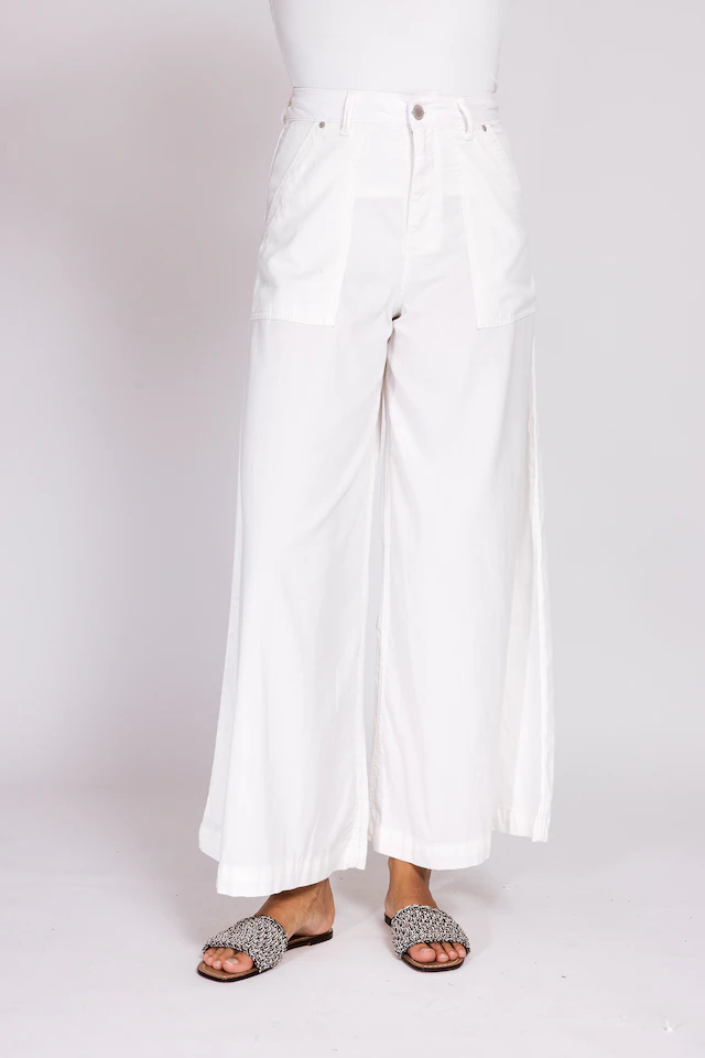 Zhrill Culotte »CHATTI« extra weiter Jeans-Style, normale Passform, mit Gürtelschlaufen