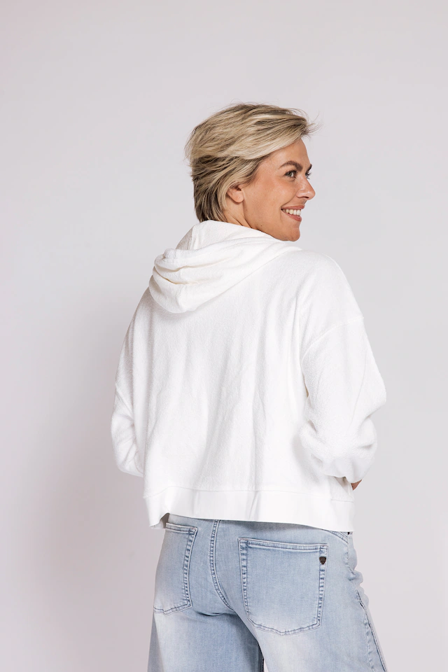 Zhrill Sweatblazer »RATANA« lässiger Look, hüftlange Schnittform, mit Kängurutasche