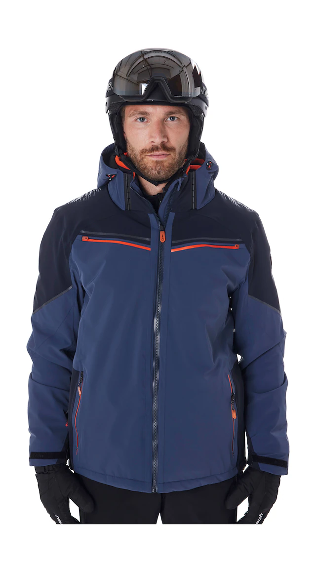 Killtec Skijacke »KSW 51 MN SKI JCKT« Herren Funktionsjacke: wasserdicht, atmungsaktiv, 4-Wege-Stretch