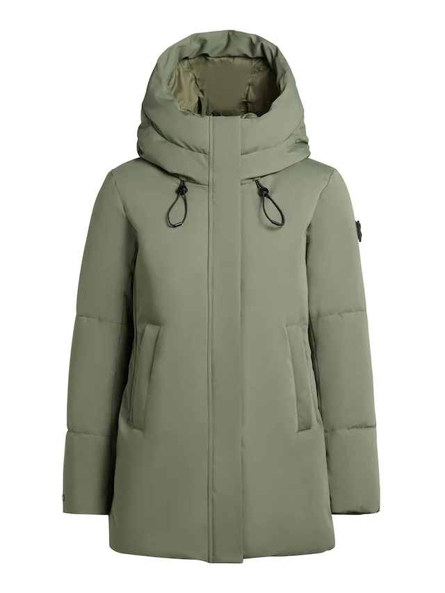 khujo Kurzmantel »Allap« Warmer Damen Mantel mit innenliegenden Rucksack-Trägern