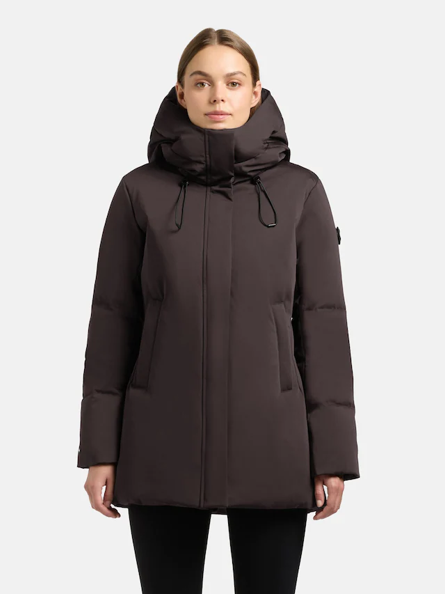 khujo Kurzmantel »Allap« Warmer Damen Mantel mit innenliegenden Rucksack-Trägern