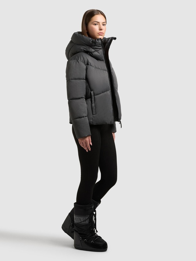 khujo Winterjacke »Milly« mit Kapuze Warm gefütterte Steppjacke mit Kapuze