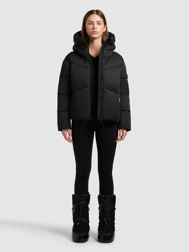 khujo Winterjacke »Milly« mit Kapuze Warm gefütterte Steppjacke mit Kapuze