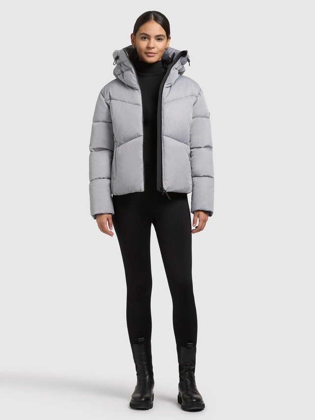 khujo Winterjacke »Milly« mit Kapuze Warm gefütterte Steppjacke mit Kapuze