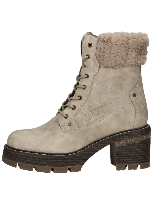 Mustang Shoes High-Heel-Stiefelette »Mustang Shoes Stiefelette Lederimitat/Textil«