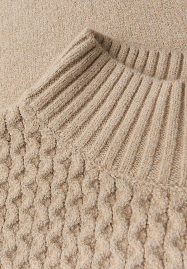 STREET ONE Rollkragenpullover Grobstrick