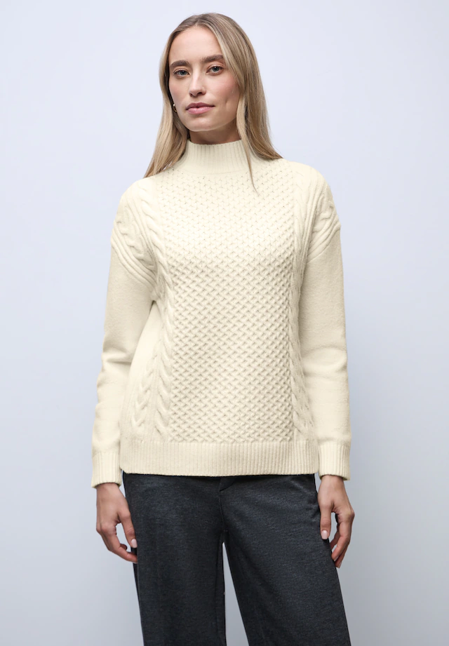 STREET ONE Rollkragenpullover Grobstrick