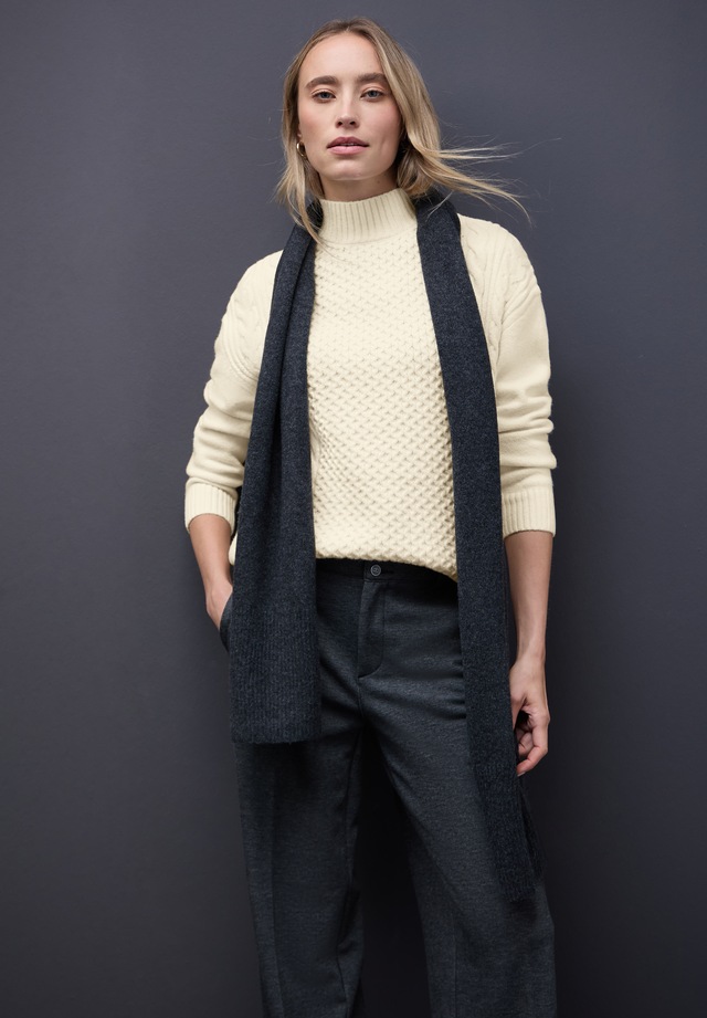 STREET ONE Rollkragenpullover Grobstrick