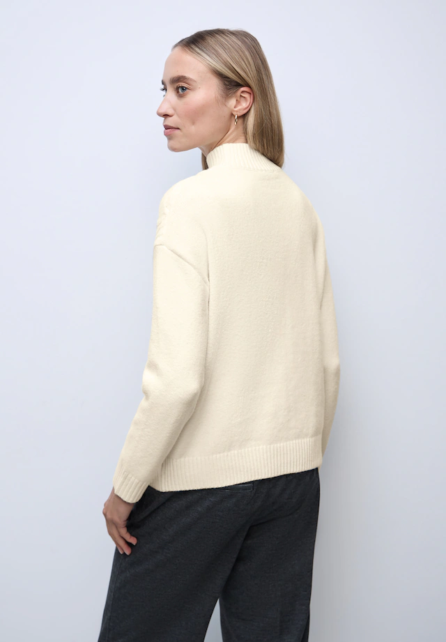 STREET ONE Rollkragenpullover Grobstrick