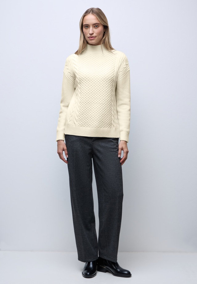 STREET ONE Rollkragenpullover Grobstrick