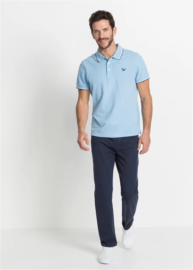 bonprix Stretch-Hose »Classic Fit Stretch-Hose, Straight« Five-Pocket-Design, mit Eingrifftaschen, Gesäßtaschen und Coinpocket