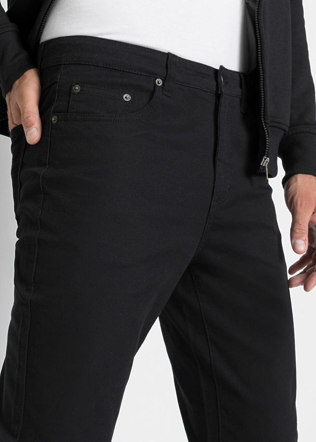 bonprix Stretch-Hose »Classic Fit Stretch-Hose, Straight« Five-Pocket-Design, mit Eingrifftaschen, Gesäßtaschen und Coinpocket