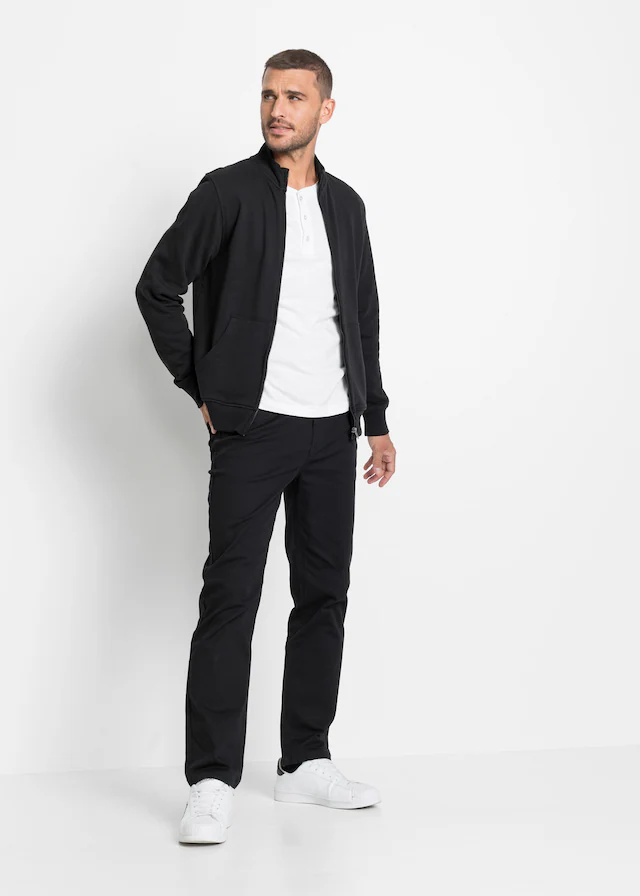 bonprix Stretch-Hose »Classic Fit Stretch-Hose, Straight« Five-Pocket-Design, mit Eingrifftaschen, Gesäßtaschen und Coinpocket
