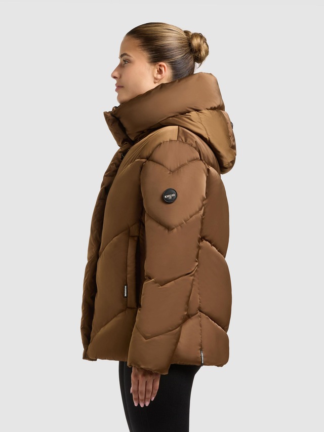 khujo Winterjacke »Olsa2« mit Kapuze Gefütterte Steppjacke mit Kapuze