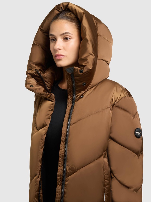 khujo Winterjacke »Olsa2« mit Kapuze Gefütterte Steppjacke mit Kapuze