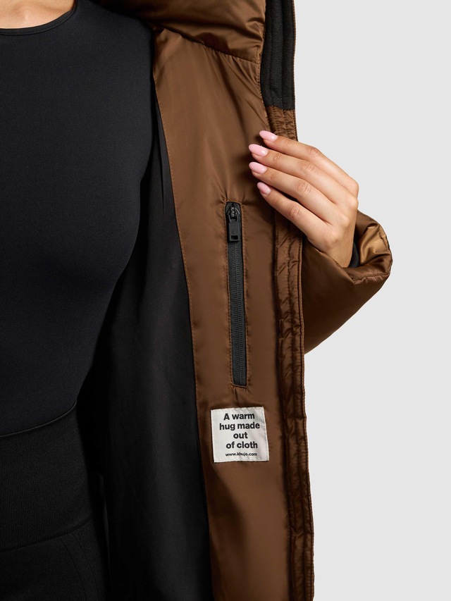 khujo Winterjacke »Olsa2« mit Kapuze Gefütterte Steppjacke mit Kapuze
