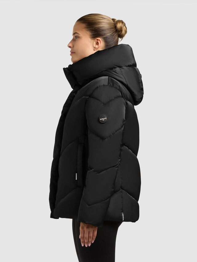 khujo Winterjacke »Olsa2« mit Kapuze Gefütterte Steppjacke mit Kapuze