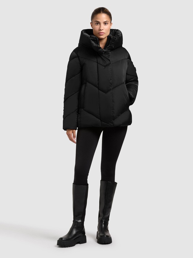 khujo Winterjacke »Olsa2« mit Kapuze Gefütterte Steppjacke mit Kapuze