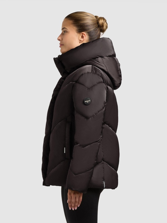 khujo Winterjacke »Olsa2« mit Kapuze Gefütterte Steppjacke mit Kapuze