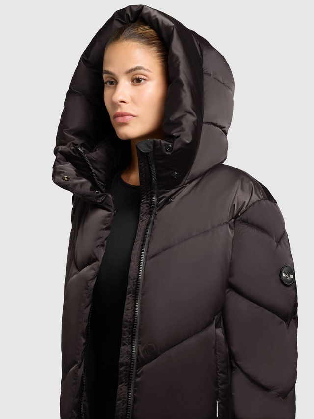 khujo Winterjacke »Olsa2« mit Kapuze Gefütterte Steppjacke mit Kapuze