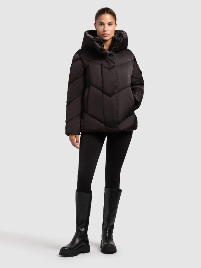 khujo Winterjacke »Olsa2« mit Kapuze Gefütterte Steppjacke mit Kapuze